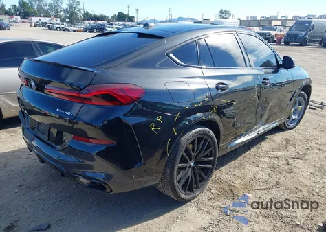 2024 BMW X6 xDrive40I from USA, damaged, VIN 5UX33EX09R9T57546